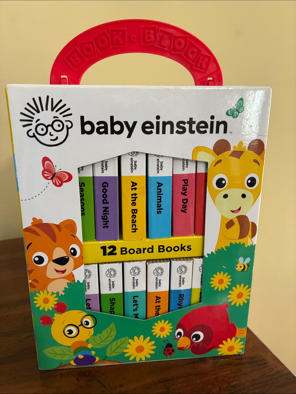 Baby Einstein - BOOK BLOCK with 12 EARLY LEARNING BOARD BOOKS